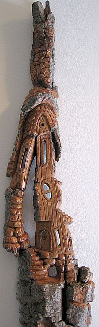 Bark Carving - #12 - Detailed view