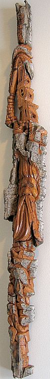 Bark Wood Carvings - Bark Carving 12