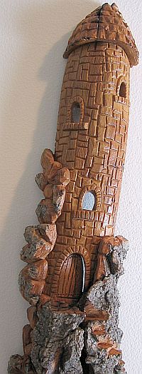 Bark Carving - #13 - Detailed view