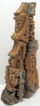 Bark Wood Carvings - Bark Carving 16