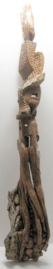 Bark Carving - #19 - 69 x 8 cm  (27 x 3 inches)
