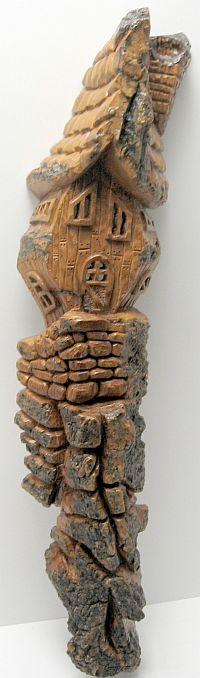 Bark Carving - #1 - 10 x 40 cm  (4 x 16 inches)