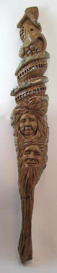 Bark Carving - #26 - 70 x 10 cm  (27 x 3 inches)