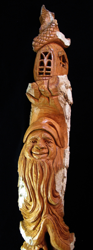 Bark Carving - #32 - Detailed view