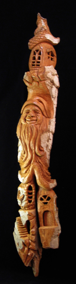 Bark Carving - #32 - 81 x 13 cm  (32 x 5 inches)
