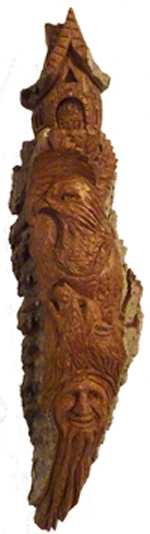 Bark Wood Carvings - Bark Carving 36