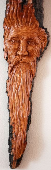 Bark Carving - #4 - Detailed view