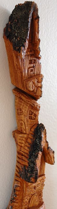 Bark Carving - #4 - Detailed view