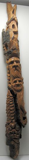 Bark Wood Carvings - Bark Carving 7