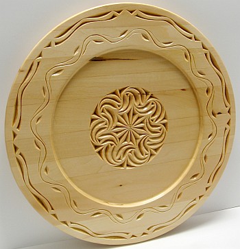 Swirl Pattern Plate - 29 cm  (11.5 inches) diameter