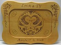 Basswood Wood Carvings - Wedding Tray Plate