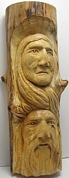 Birch Wood Carvings - Voyageurs