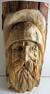 Birch Wood Carvings - Fisherman