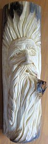 Poplar Wood Carvings - Branch in the Beard