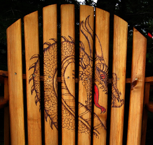 Dragon Chair - back view