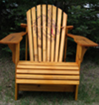 Pyrography - Shane's Chair