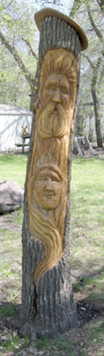 Trunk and Stump Wood Carvings - Ken and Jo Duo